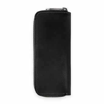Montblanc Meisterstück Etui für 2 Schreibgeräte mit Reissverschluss Schwarz