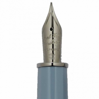 SCRIBO Feel Graublau Kolbenfüllhalter