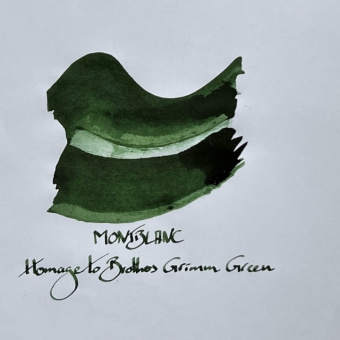 Montblanc Hommage to Brothers Grimm Green ink bottle