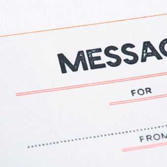 Gmund Letterpress Notes Set - Neon orange/blau