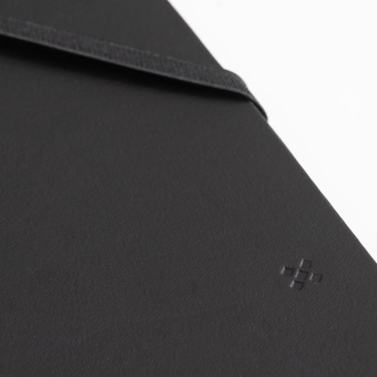 Legendär Hyde Leder Document Folder Schwarz