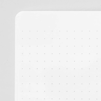 Midori Color Dot Grid DIN A5 Notizheft Weiß