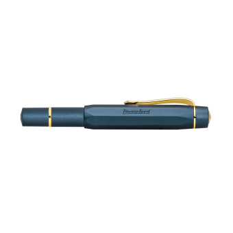 Kaweco AL SPORT Kolbenfüllhalter Starter Set navy M -Mittel