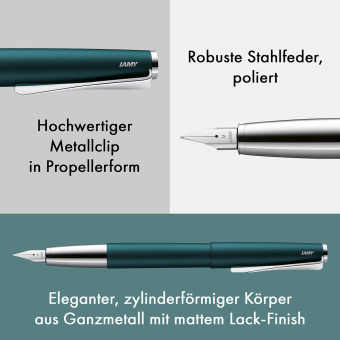Lamy studio petrol Füllhalter
