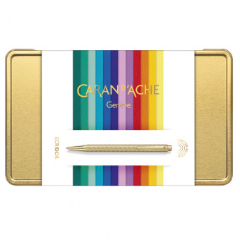 Caran d´Ache Colour Treasure Collection Ecridor Sunlight Set Ballpoint with leather pouch