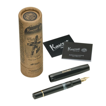 Kaweco Classic Sport Kolben Füllhalter schwarz - gold