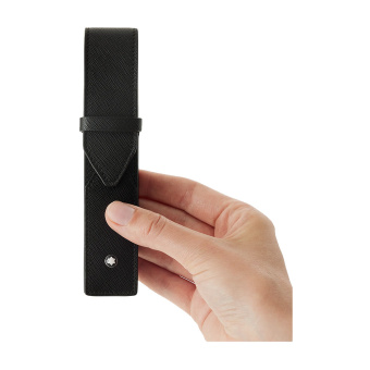 Montblanc Sartorial Leder Etui für 1 Schreibgerät Schwarz
