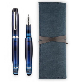 SCRIBO Feel Blu Sospeso Kolbenfüllhalter 