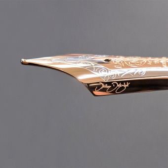 Montblanc x Fritz Schimpf Special Edition Italic Delight Kolbenfüllhalter