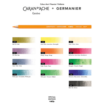 Caran d´Ache + Germanier Holzfarbstifte Sonderedition 