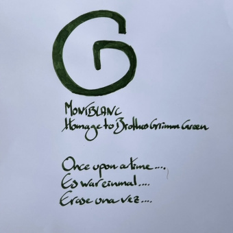 Montblanc Hommage to Brothers Grimm Green ink bottle