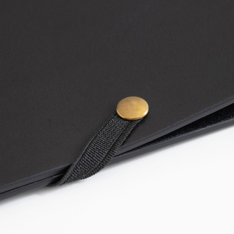 Legendär Hyde Leder Document Folder Schwarz