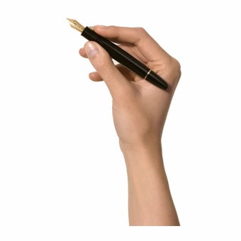 Montblanc Vergoldeter Meisterstück LeGrand Calligraphy Curved Nib Kolbenfüllhalter