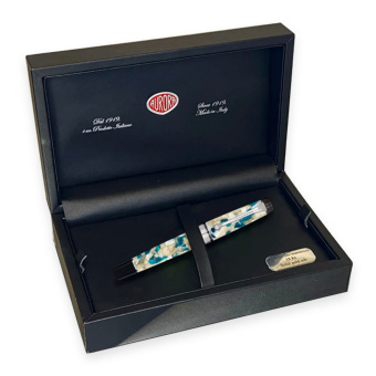 Aurora Optima 365 Perla e ottanio Limited Edition Kolbenfüllhalter