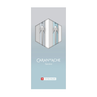 Caran d´Ache Blue Lagoon Set 849 Kugelschreiber & 844 Druckbleistift Sonderedition 