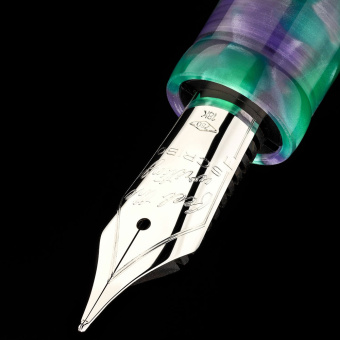 SCRIBO La Dotta Glicine platinum Kolbenfüllhalter