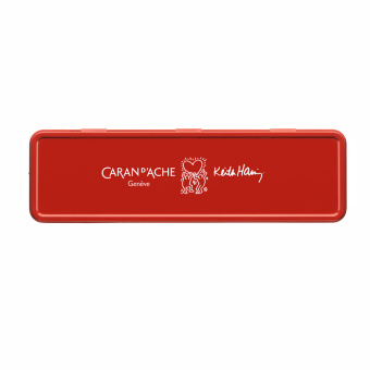 Caran d´Ache + Keith Haring 849 Kugelschreiber weiß Sonderedition
