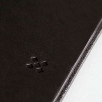 Legendär Hyde Leder Document Folder Schwarz