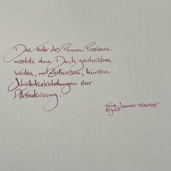 Fritz Schimpf by SCRIBO Limited Edition Piuma Passione Patronenfüllhalter